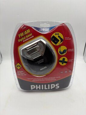 Philips Portable CD Player w/ Digital FM Tuner Walkman (AZT9505) Brand New